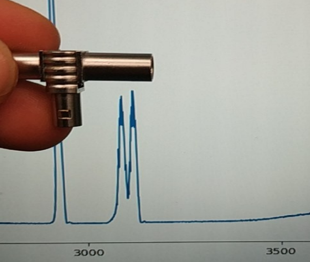 Tiny 2 cm delay line visualized